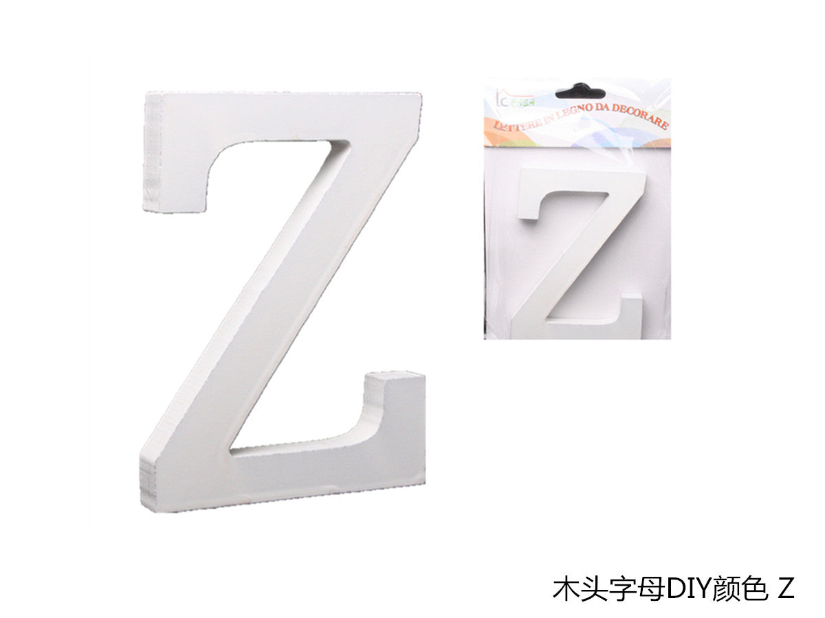 XFR42641 LETTERE IN LEGNO DA DECORARE "Z"