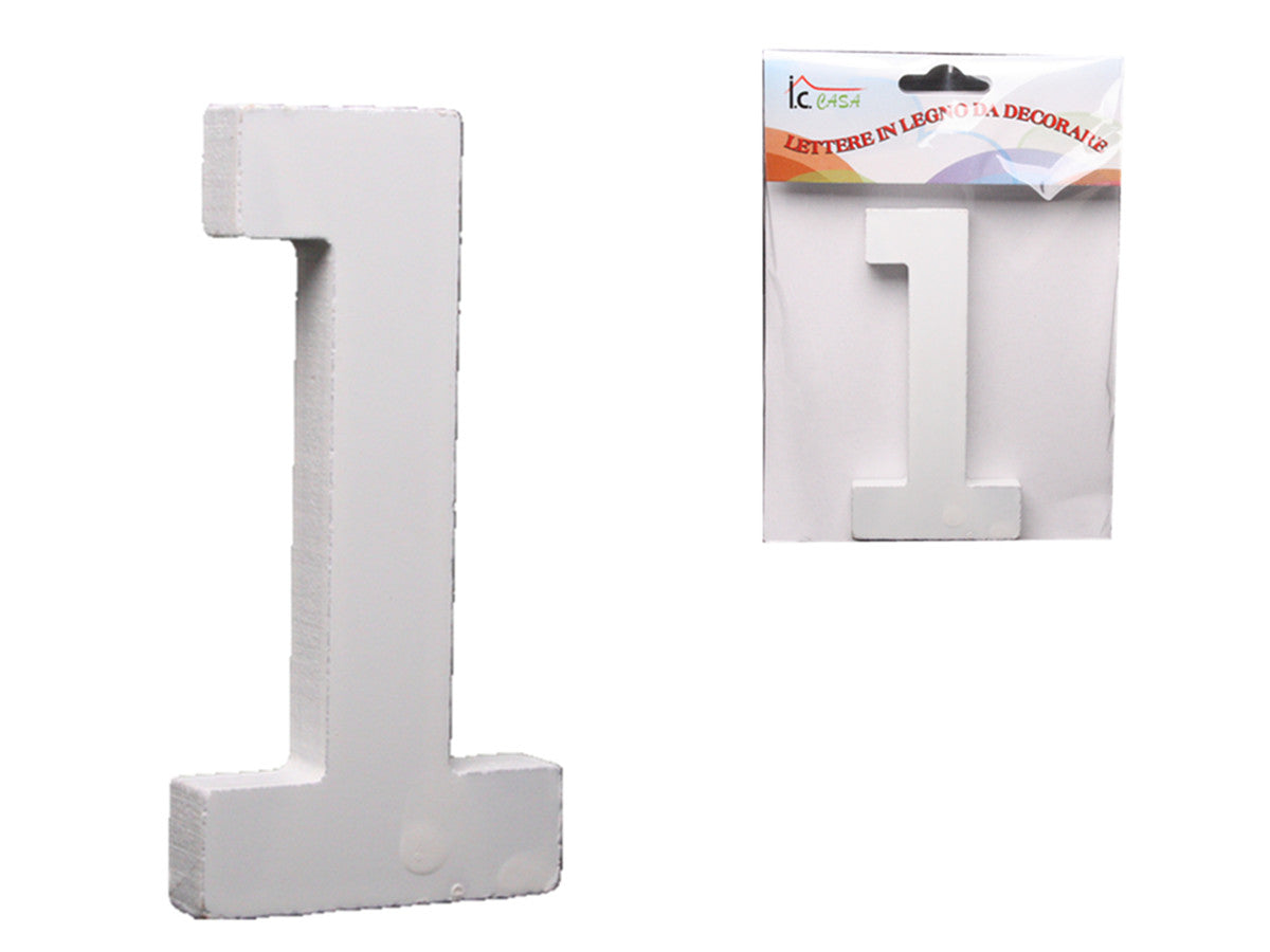 XFR42643 NUMERI IN LEGNO DA DECORARE "1"