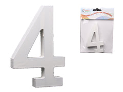 XFR42646 NUMERI IN LEGNO DA DECORARE "4"