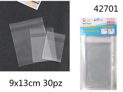 XFR42701 SACCHETTI ADESIVI 9x13CM 30PZ