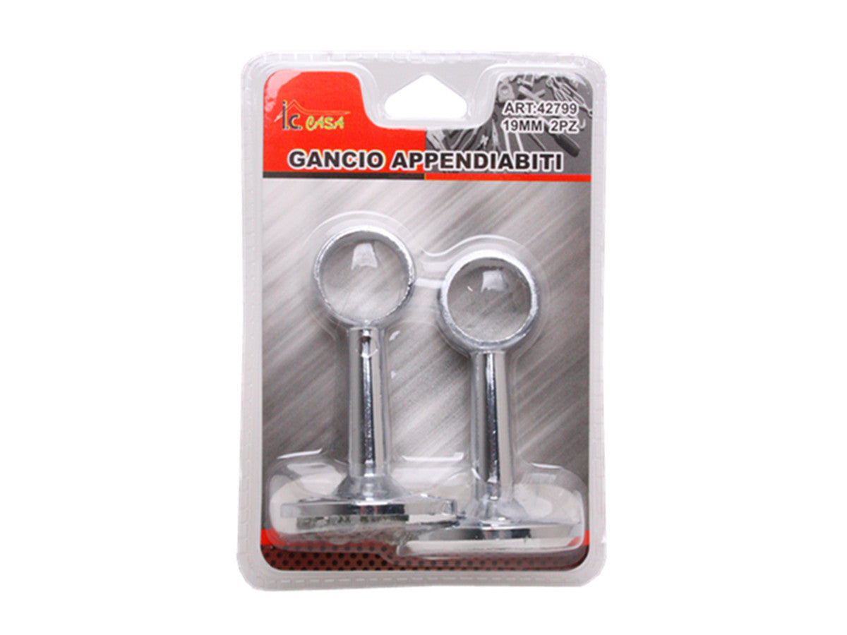 XFR42799 GANCIO APPENDIABITI 19MM 2PZ