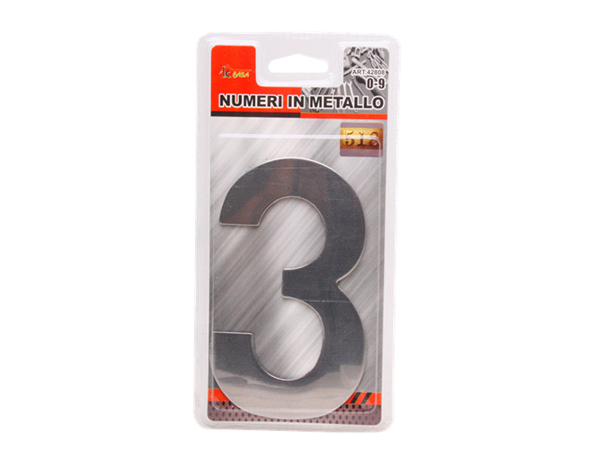 XFR42808 NUMERI METALLO "3"