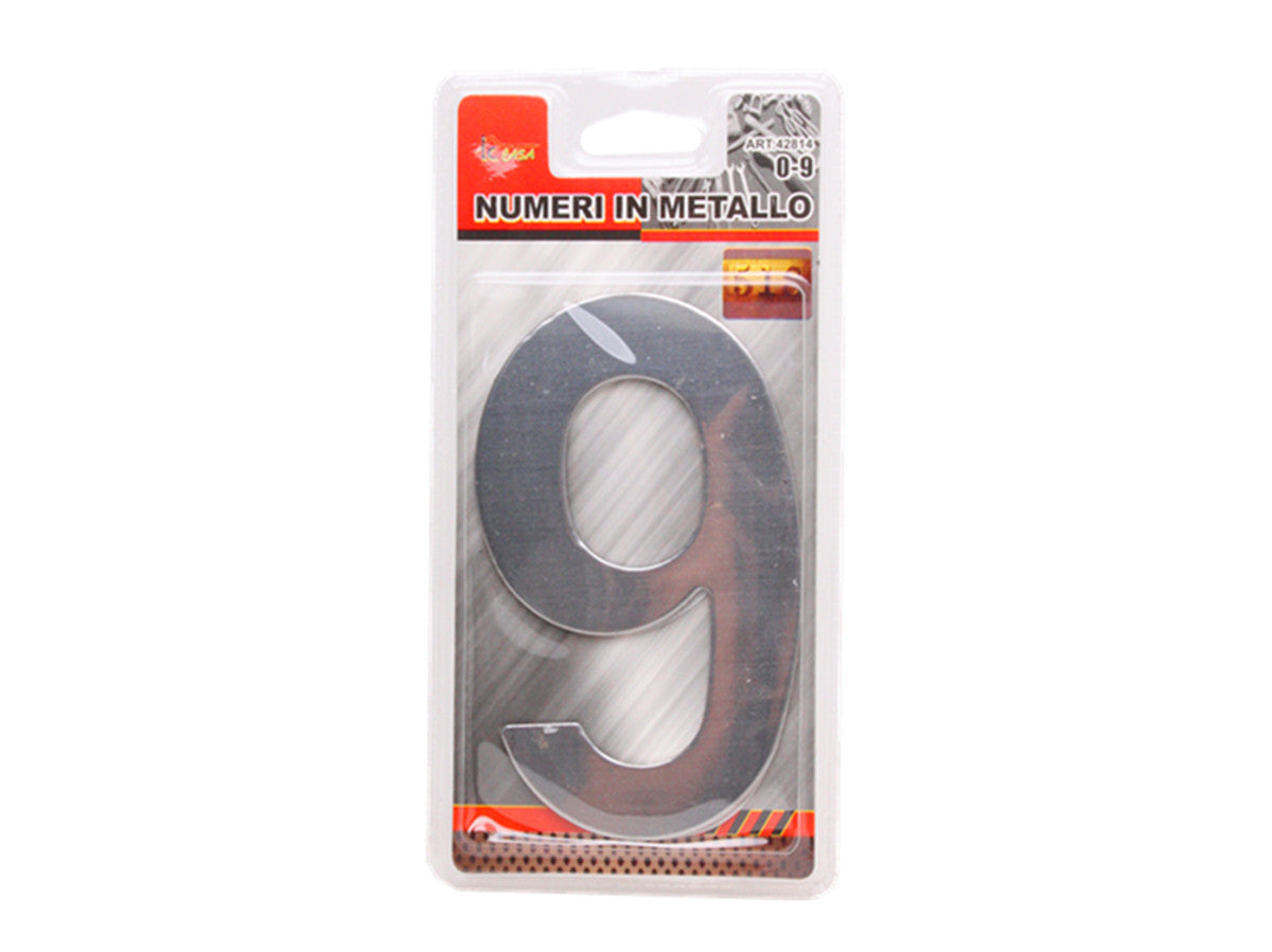 XFR42814 NUMERI METALLO "9"