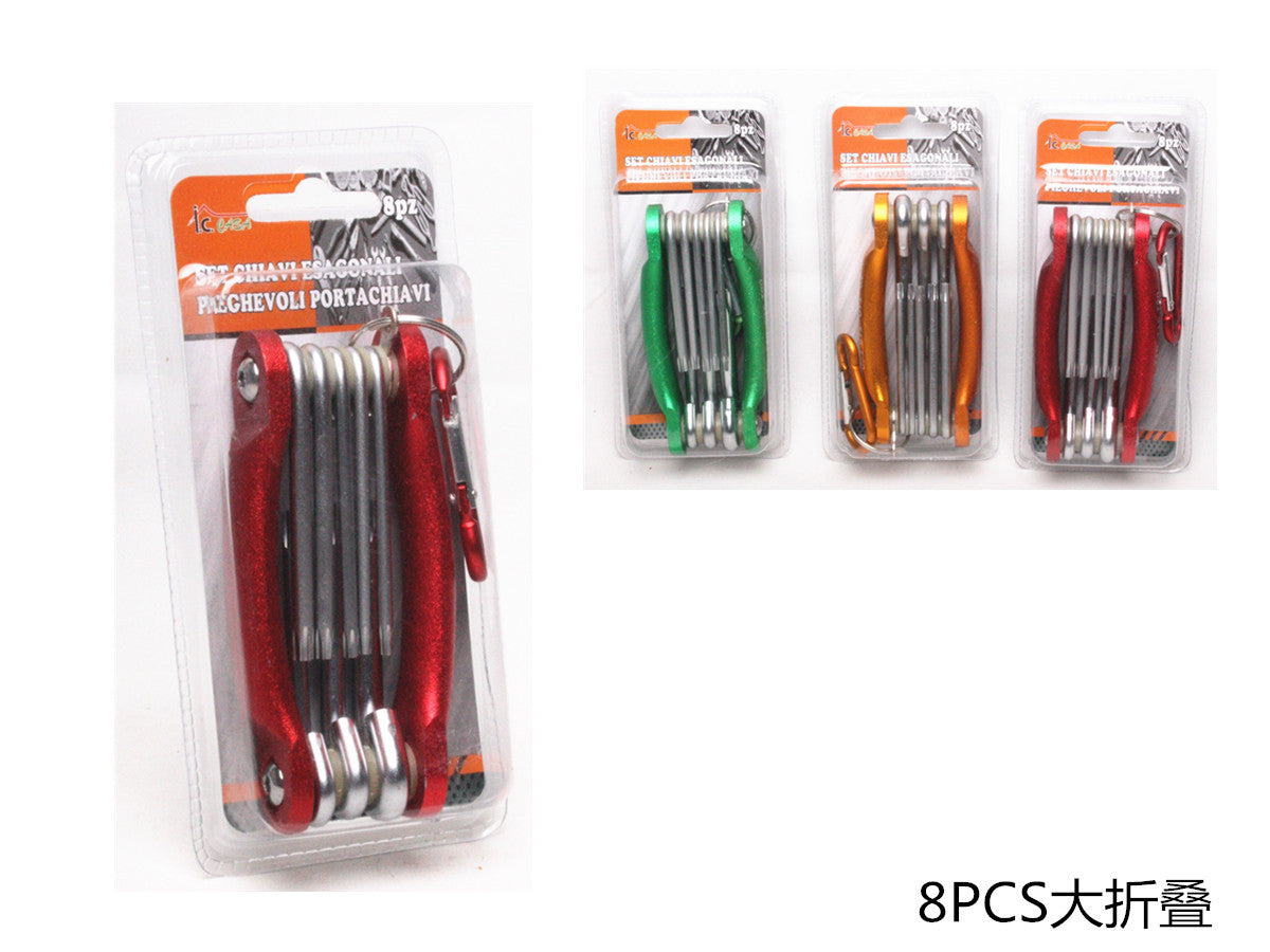 XFR42842 SET CHIAVI ESAGONALI 8PZ