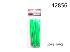 XFR42856 FASCETTE PER CABLAGGIO 200X5 40PZ VERDE