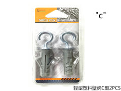 XFR43118 TASSELLI NYLON CON GANCIO APERTO