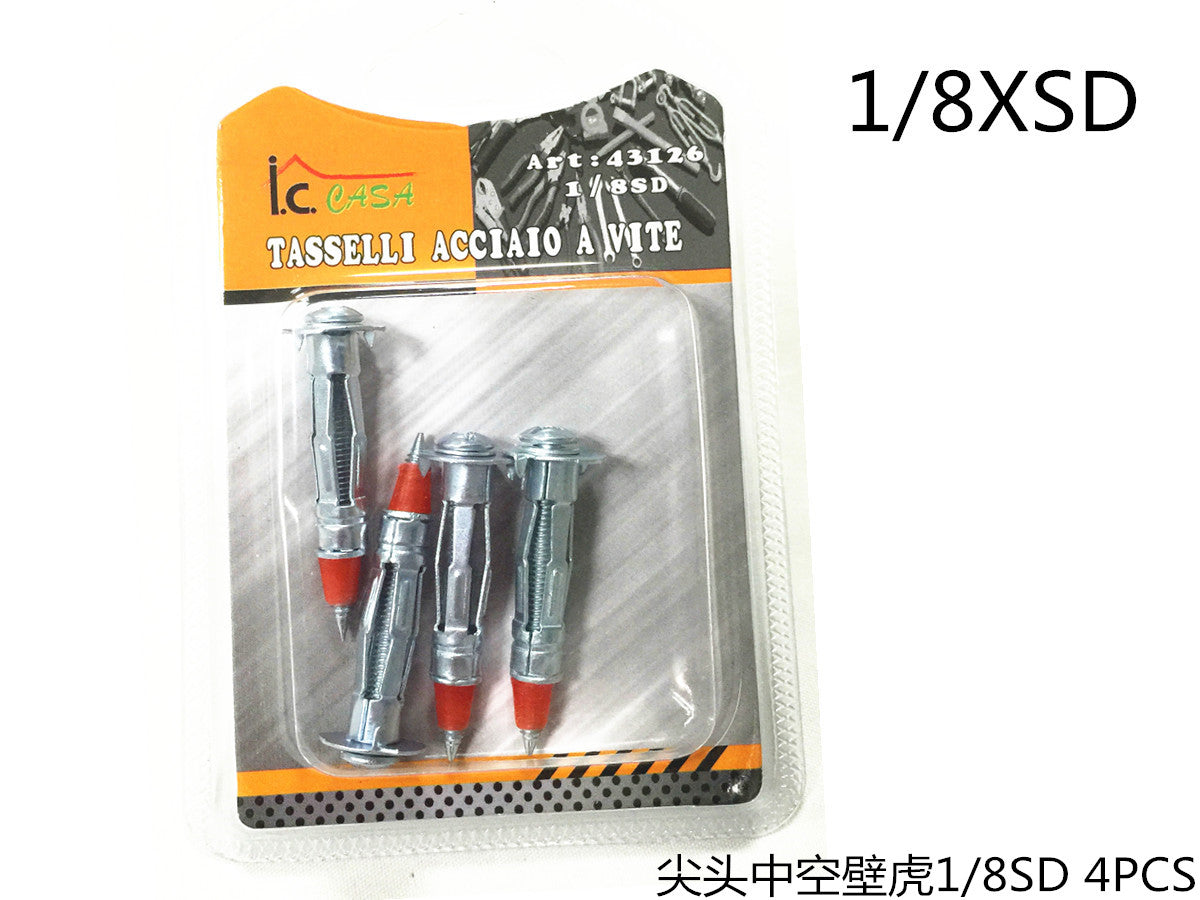 XFR43126 TASSELLO IN ACCIAIO COMPLETO DI VITE 1/8SD 4PZ