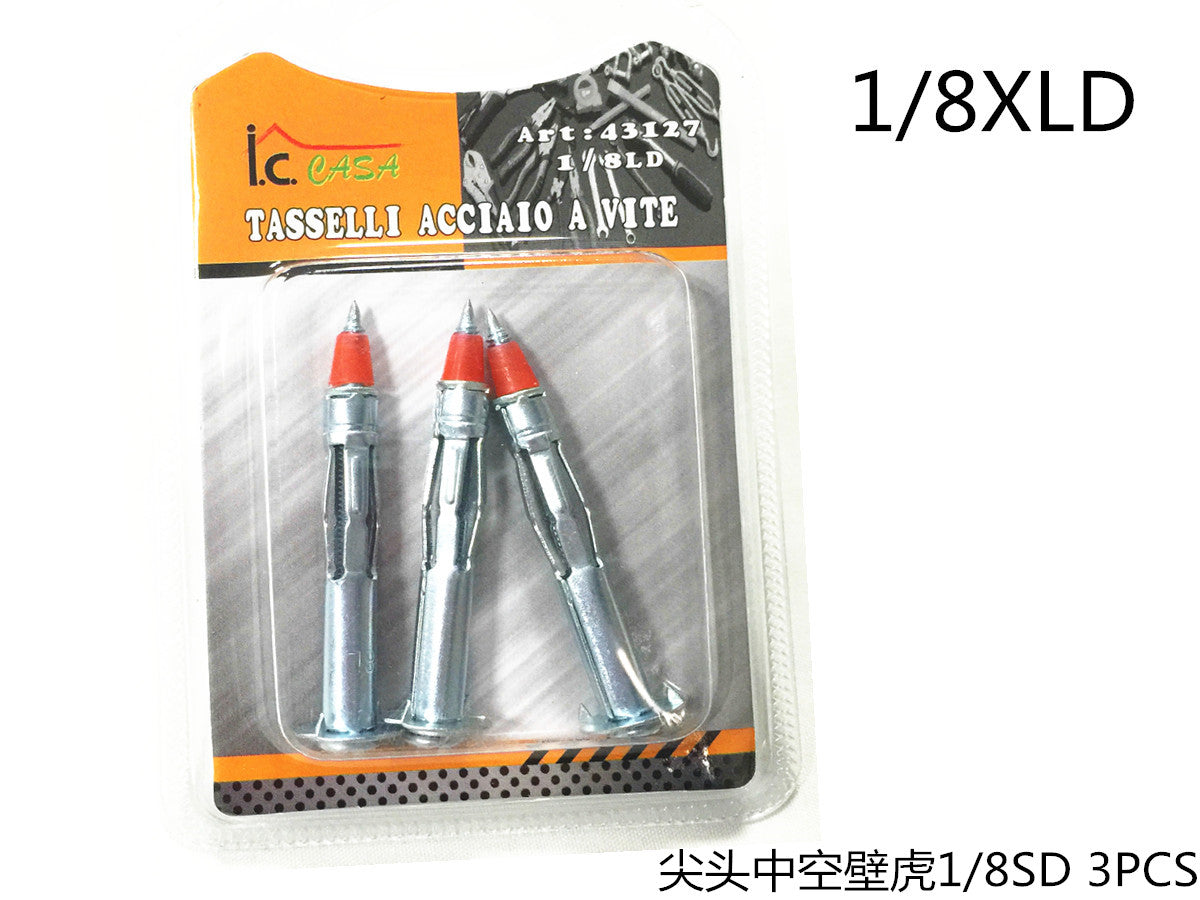 XFR43127 TASSELLO IN ACCIAIO COMPLETO DI VITE 1/8SD 3PZ