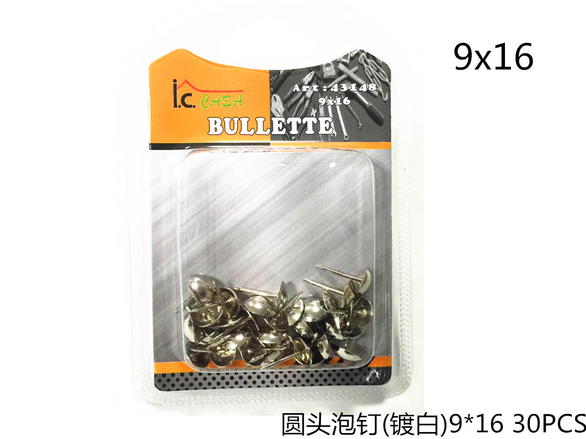XFR43148 CHIODI ROTONDI 9*16 30PZ