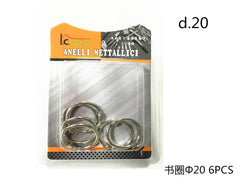 XFR43157 ANELLI METTALLICI D.20 6PZ
