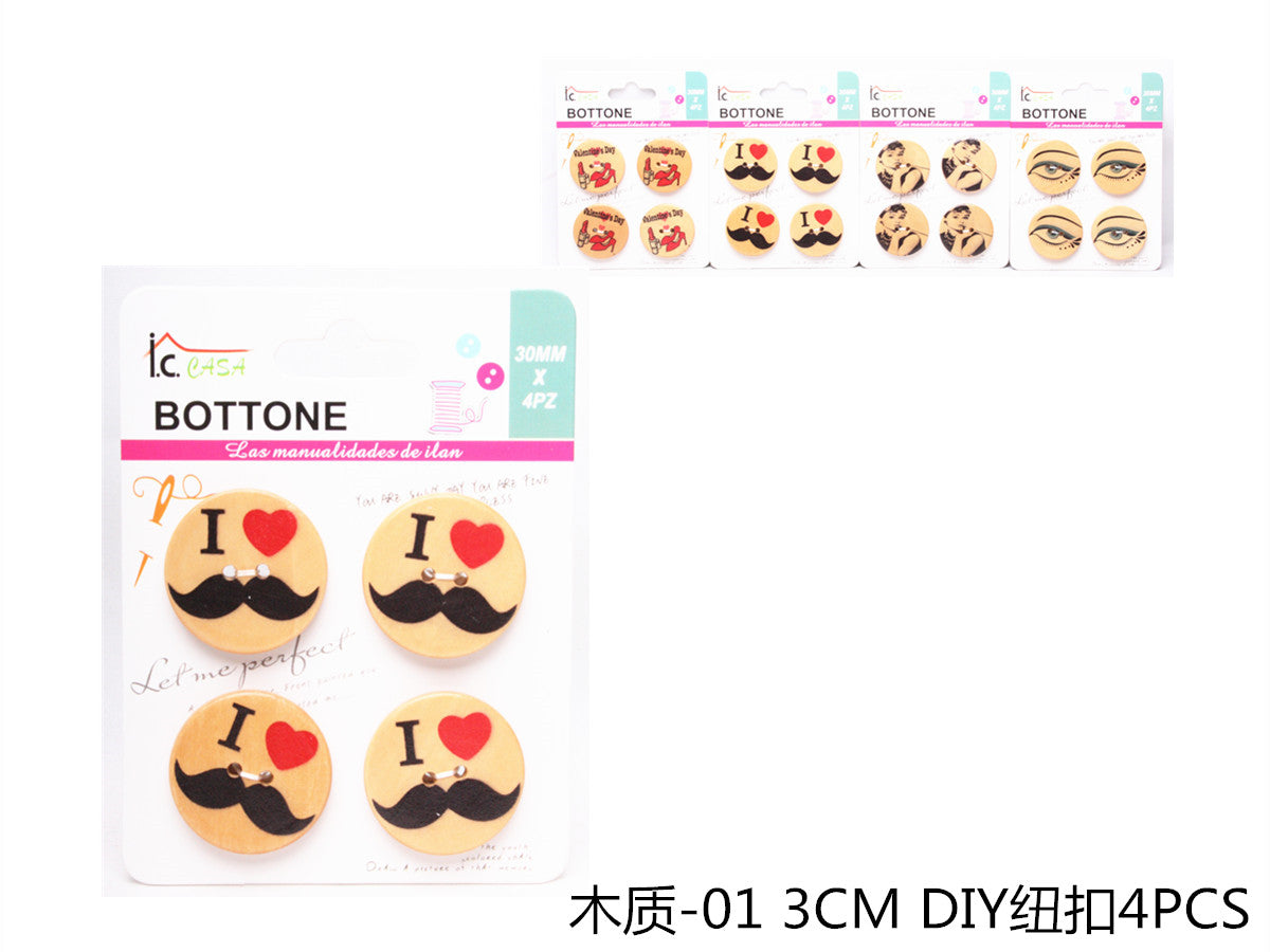 XFR43395-1 BOTTONE 4PZ