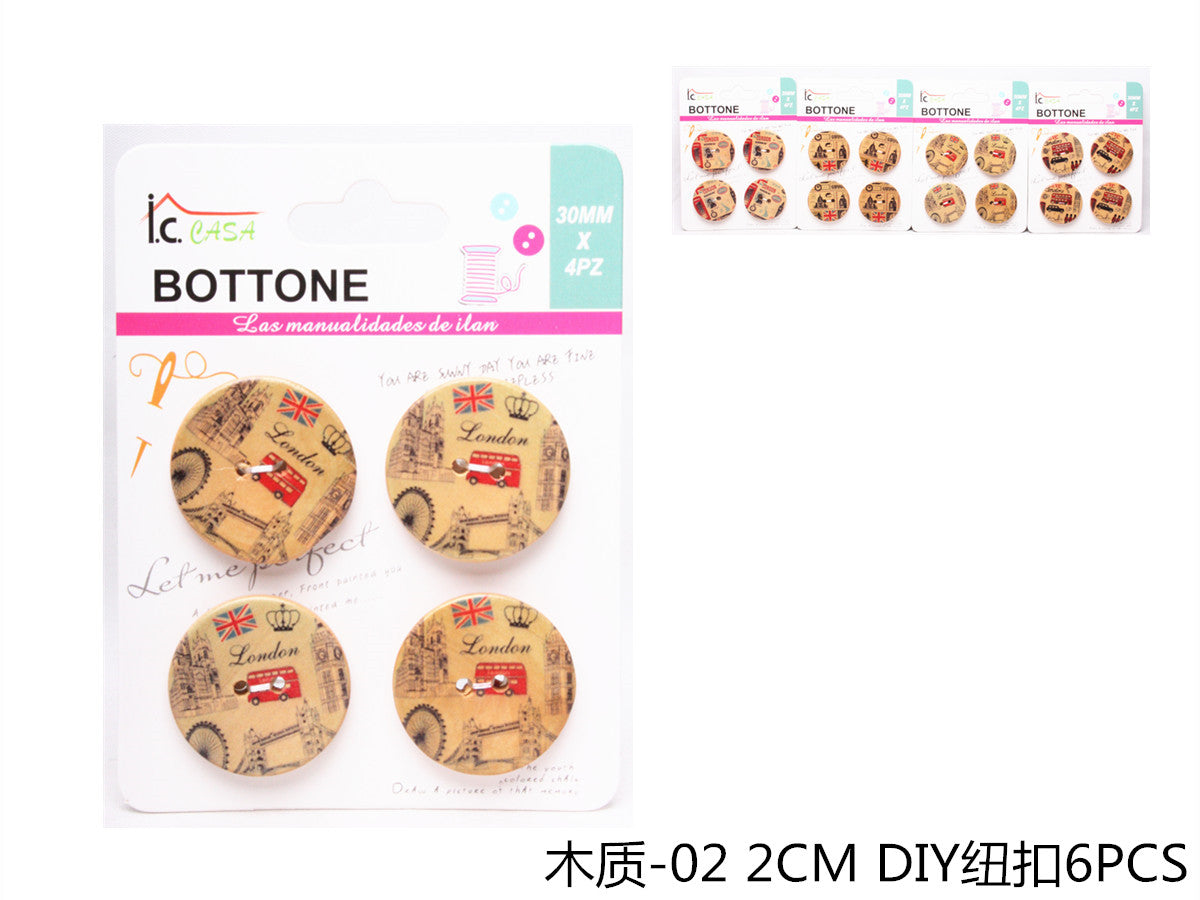 XFR43395-4 BOTTONE 6PZ