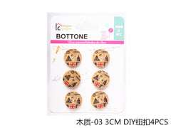 XFR43395-5 BOTTONE 4PZ