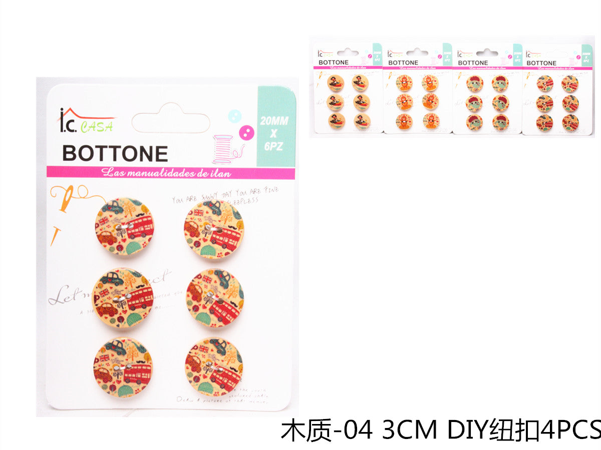 XFR43395-7 BOTTONE 4PZ