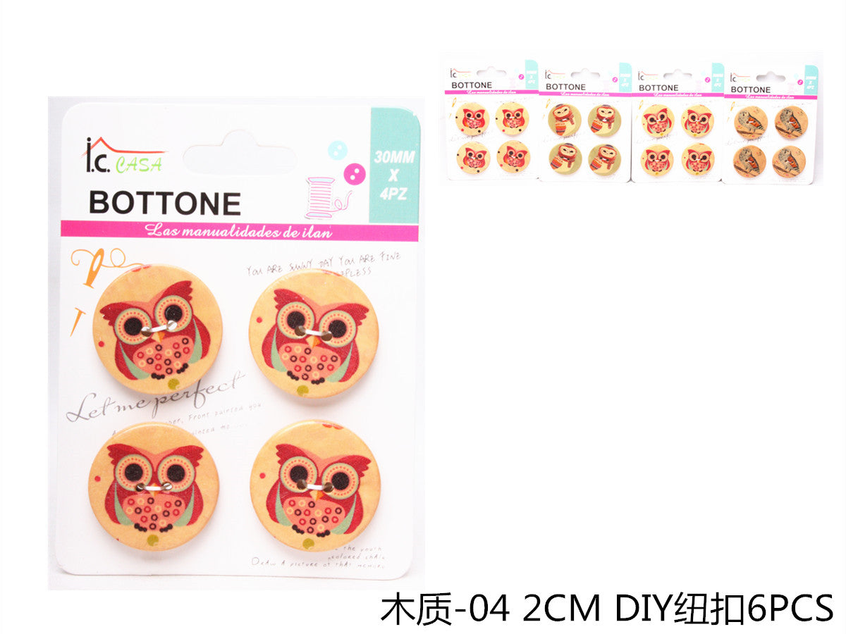 XFR43395-8 BOTTONE 6PZ
