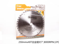 XFR43441 DISCO ABRASIVO 250MMX40T