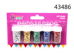XFR43486 BARATTOLO GLITTER 15GR 5PZ