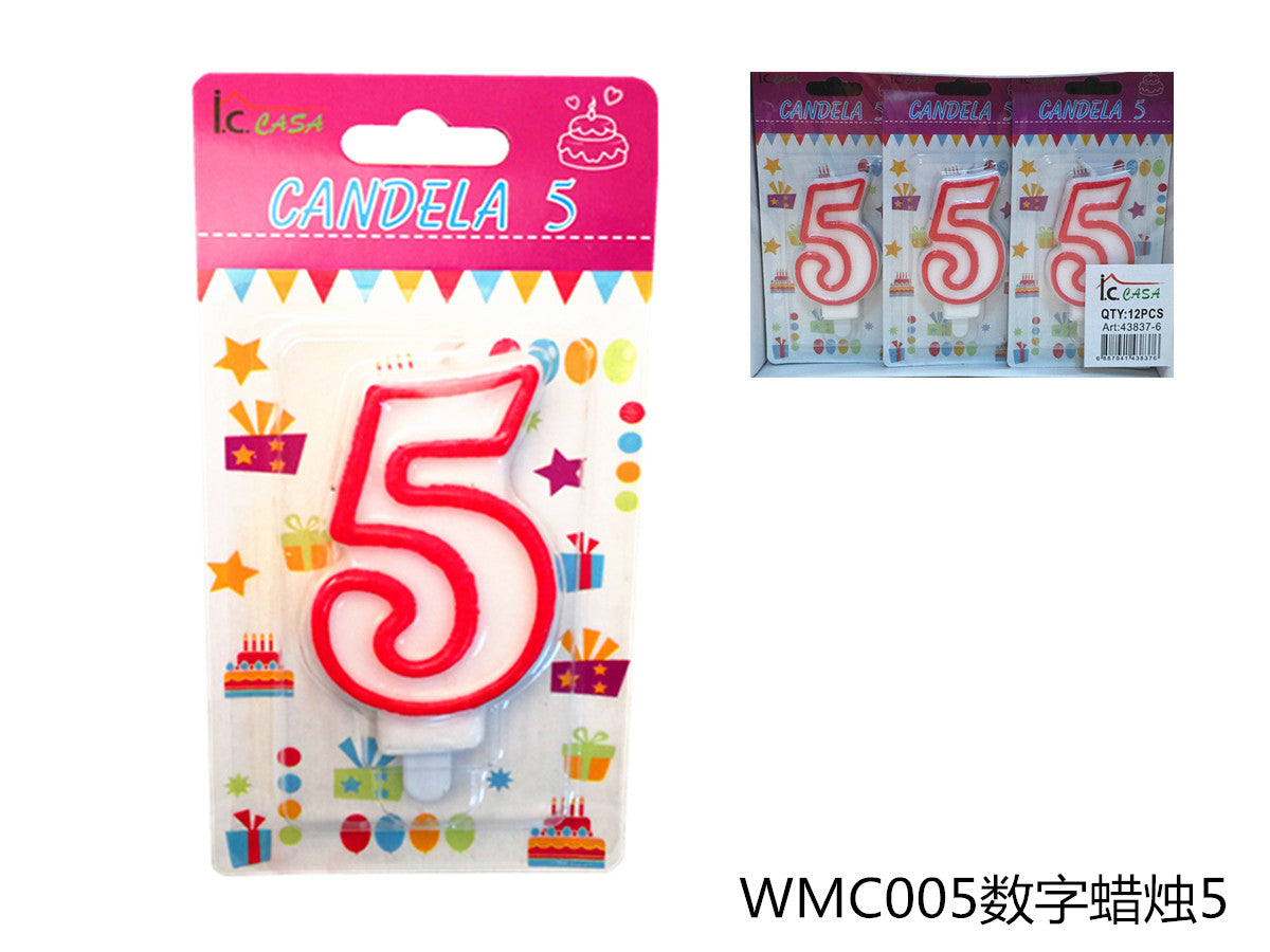 XFR43837-6 CANDELA NUMERI