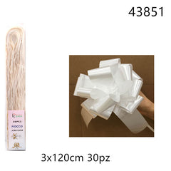 XFR43851 FIOCCO 3CMX120CM 30PZ BIANCO