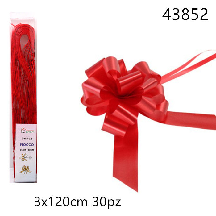 XFR43852 FIOCCO 3CMX120CM 30PZ ROSSO