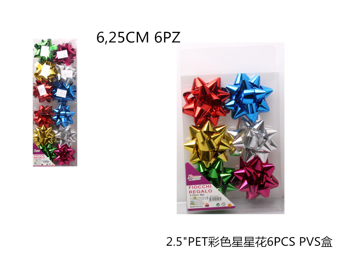 XFR43927 FIOCCO REGALO 6.25CM 6PZ
