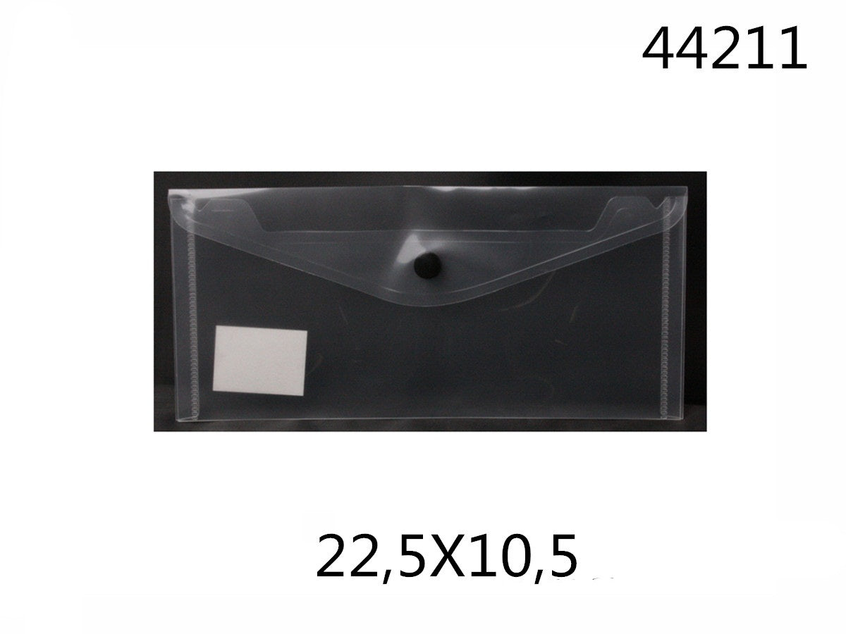 XFR44211 BUSTA CON  BOTTONE 22,5 X 10,5CM