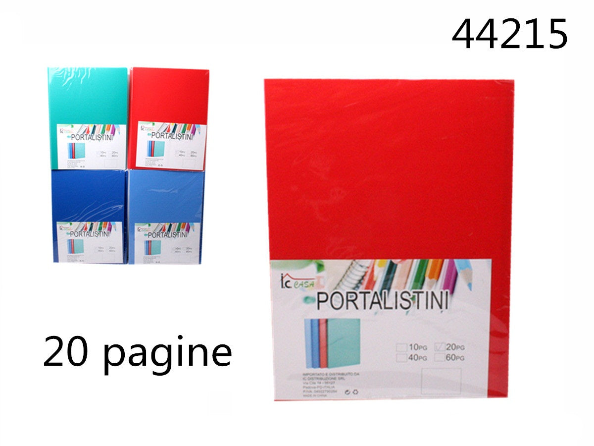 XFR44215 PORTALISTINI 20PG