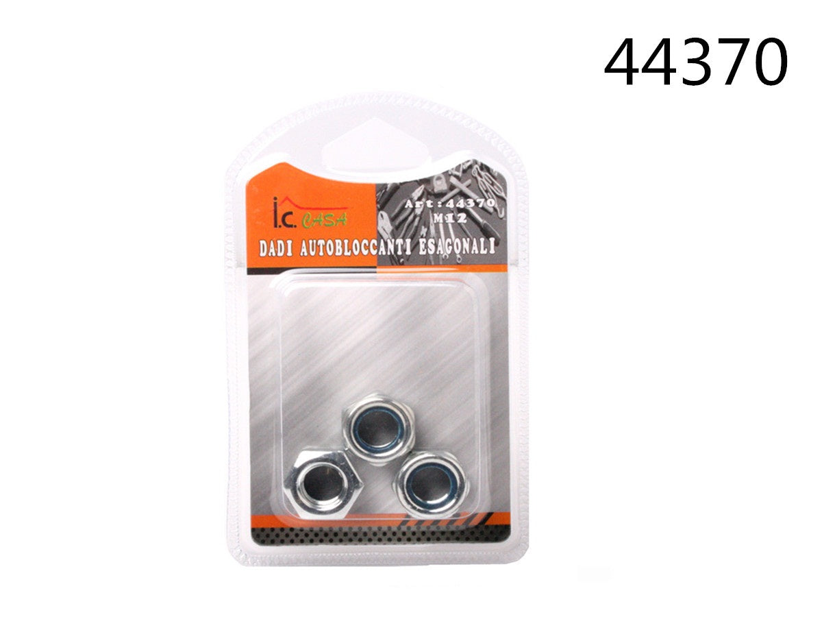 XFR44370 DADI AUTOBLOCCANTI ESAGONALI M12X3