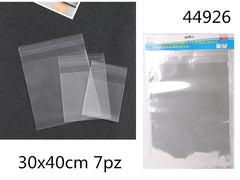 XFR44926 SACCHETTI ADESIVI 30x40cm*7pcs
