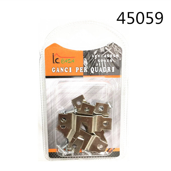 XFR45059 GANCI PER QUADRI 50X15
