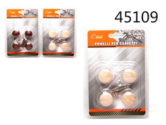 XFR45109 POMELLO PER CASSETTO 4PZ 22MM