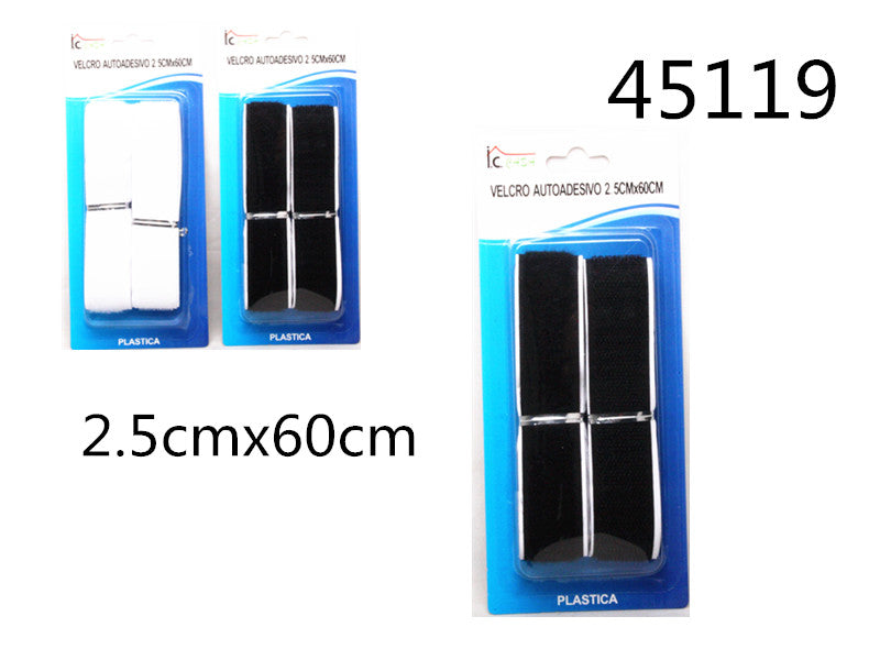 XFR45119 VELCRO AUTOADESIVO 2.5CMX60CM