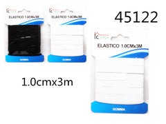 XFR45122 ELASTICO 1.0CMX3M BIANCO