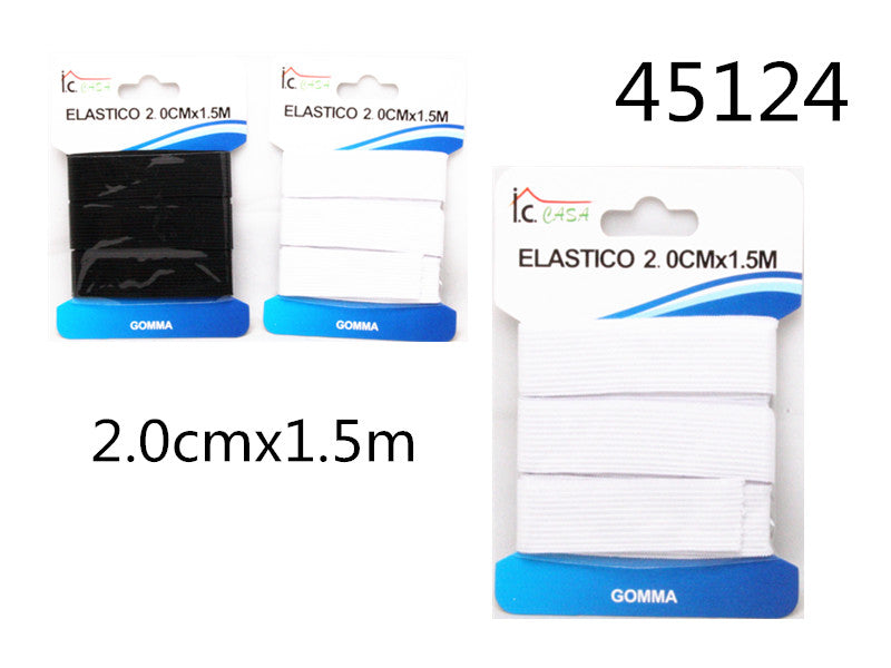XFR45124 ELASTICO 2.0CMX1.5M