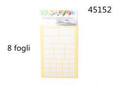 XFR45152 ETICHETTA ADESIVO 8 FLGLI