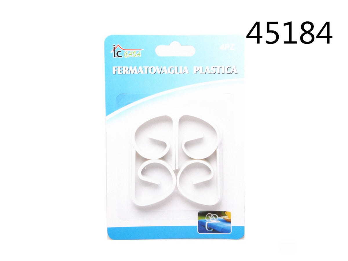 XFR45184 FERMATOVAGLIA PLASTICA 4P