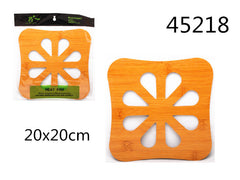 XFR45218 SOTTOPENTOLA IN BAMBU 20X20CM