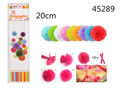 XFR45289 GHIRLANDA DI CARTA 20CM