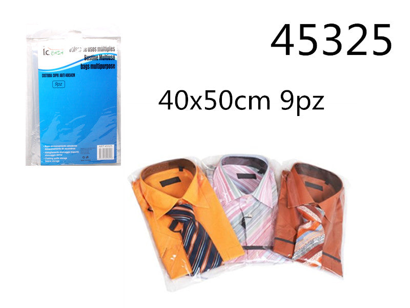 XFR45325 CUSTODIA COPRI ABITI 40X50 9PZ