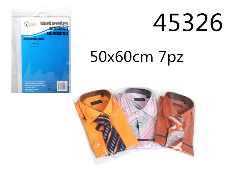 XFR45326 CUSTODIA COPRI ABITI 50X60CM 7PZ