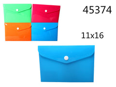 XFR45374 BUSTA PP CON BOTTONE 11X15,5CM