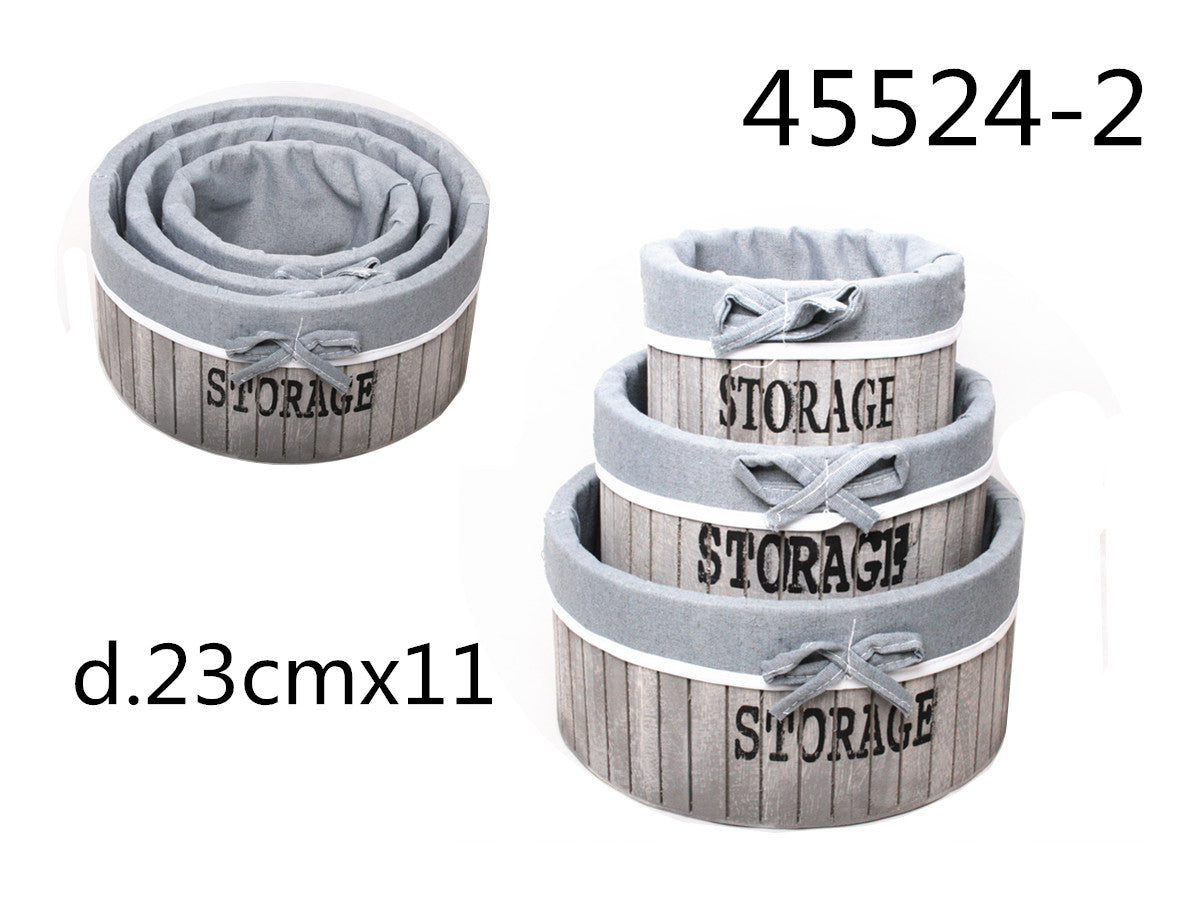 XFR45524-2 SET 3 SCATOLA LEGNO F23*11
