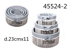 XFR45524-2 SET 3 SCATOLA LEGNO F23*11