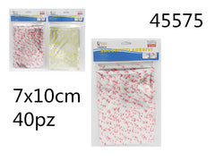 XFR45575 SACCHETTI ADESIVI 7*10CM 40PZ