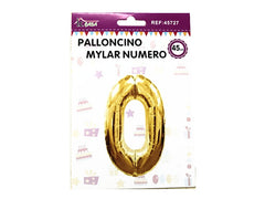 XFR45727 PALLONCINO MYLAR NUMERO -0