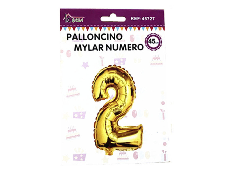 XFR45727 PALLONCINO MYLAR NUMERO -2