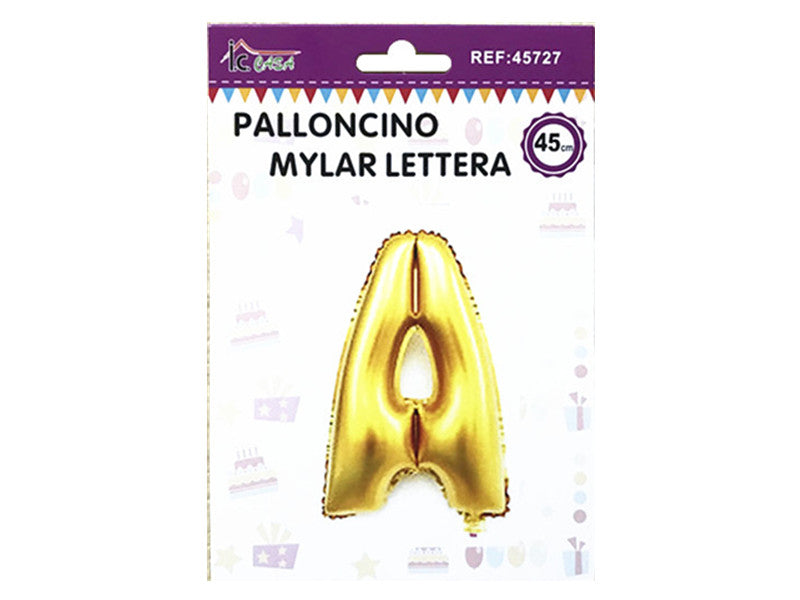 XFR45727 PALLONCINO MYLAR LETTERA -A