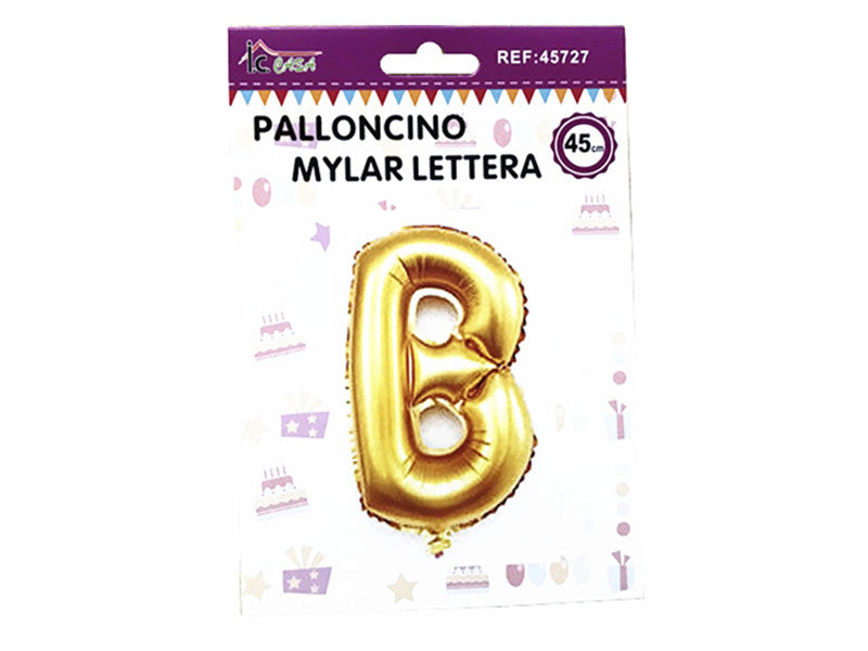 XFR45727 PALLONCINO MYLAR LETTERA -B
