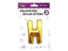 XFR45727 PALLONCINO MYLAR LETTERA -H