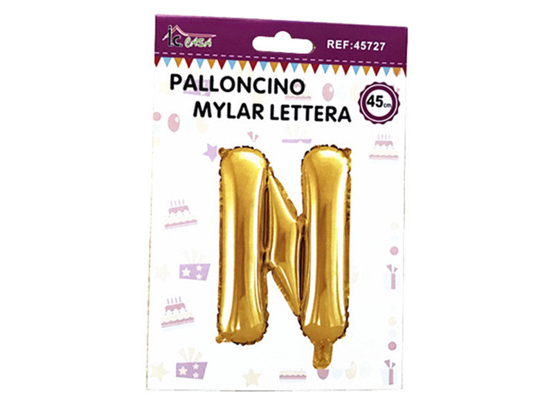 XFR45727 PALLONCINO MYLAR LETTERA -N